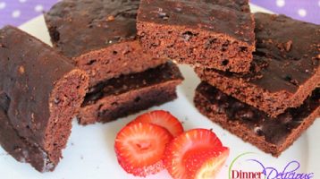 healthy zucchini brownies