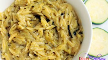 Creamy Lemon Orzo Pasta with Zucchini