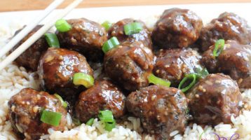 Easy Teriyaki Meatballs with Sauce