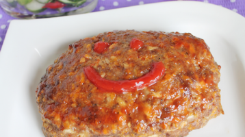 Healthy Turkey Apple Meatloaf