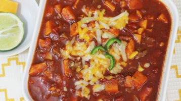 easy sweet potato chili