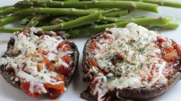 Lo Carb Portobella Mushroom Pizza