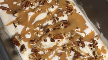No-Churn Salted Caramel Ice Cream