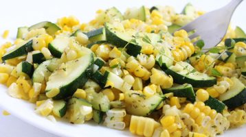 Zucchini and Corn Sautee