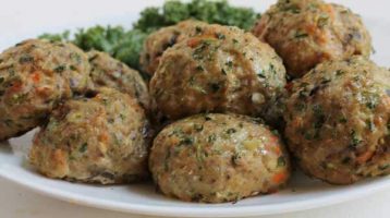 turkey meatballs with zucchini