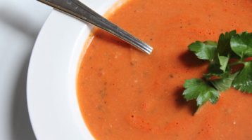 homemade creamy tomato soup