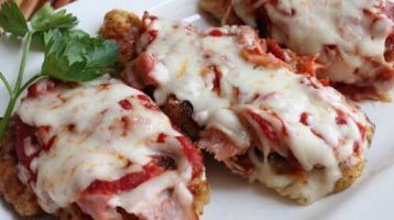 Chicken Schnitzel Parmigiana