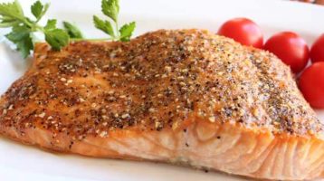 Salmon with Honey Lime