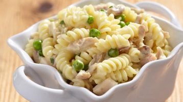 Leftover Chicken Recipe with Pasta