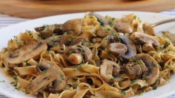 Easy Mushroom Noodles