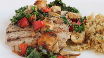 Bunless Turkey Burger