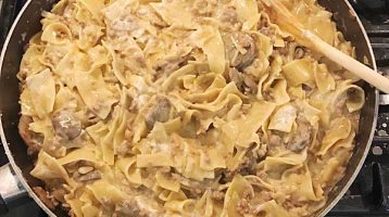 Hamburger Beef Stroganoff