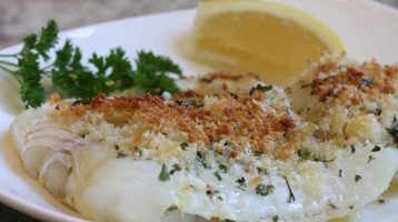 lemon baked cod