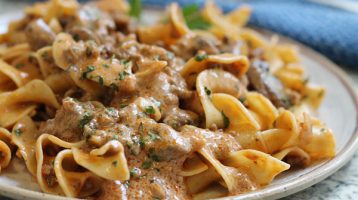 ground beef stroganoff