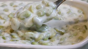 creamed lima beans