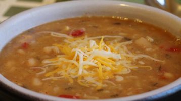 crockpot bean and rice soup