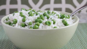 Easy Rice Recipe with Green Peas