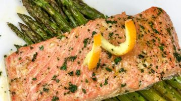 honey orange glazed salmon