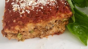 sicilian rice ball casserole