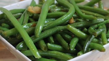 green beans cooked with garlic and ginger