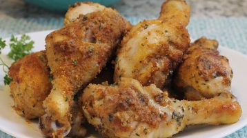 Oven Fried Chicken Legs