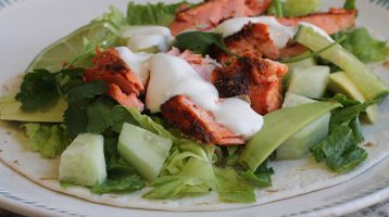 salmon tacos