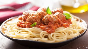 spaghetti and meatballs