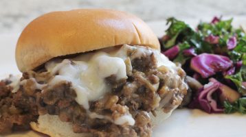 philly cheesesteak sloppy joe