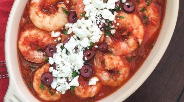 Shrimp Saganaki