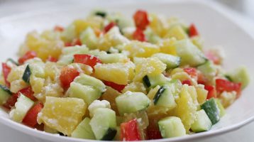 Pineapple and Cucumber Salsa